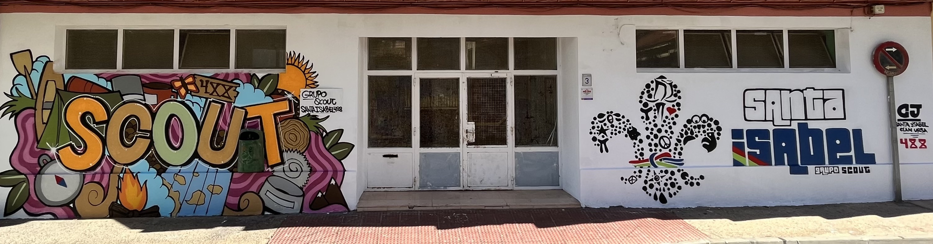 Fachada del Grupo Scout Santa Isabel